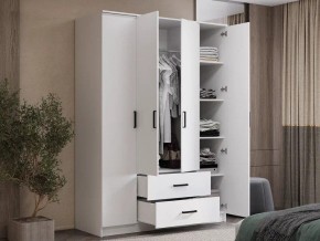 Шкаф 4-х створчатый Титан (белый) в Белоярском (ХМАО) - beloiarskii.ok-mebel.com | фото 4