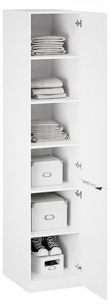 Шкаф для белья Глосс СМ-319.07.001 в Белоярском (ХМАО) - beloiarskii.ok-mebel.com | фото 2