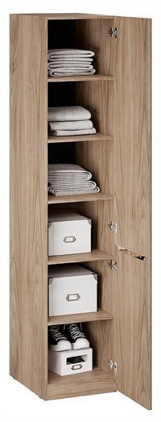 Шкаф для белья Глосс СМ-319.07.001 в Белоярском (ХМАО) - beloiarskii.ok-mebel.com | фото 2