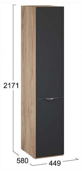 Шкаф для белья Глосс СМ-319.07.001 в Белоярском (ХМАО) - beloiarskii.ok-mebel.com | фото 4