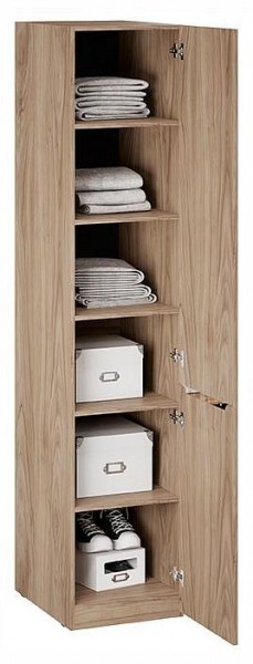 Шкаф для белья Глосс СМ-319.07.002 в Белоярском (ХМАО) - beloiarskii.ok-mebel.com | фото 2