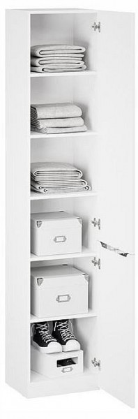 Шкаф для белья Глосс СМ-319.07.011 в Белоярском (ХМАО) - beloiarskii.ok-mebel.com | фото 3