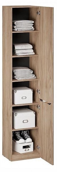 Шкаф для белья Глосс СМ-319.07.011 в Белоярском (ХМАО) - beloiarskii.ok-mebel.com | фото 2