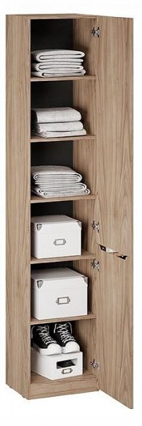 Шкаф для белья Глосс СМ-319.07.012 в Белоярском (ХМАО) - beloiarskii.ok-mebel.com | фото 2
