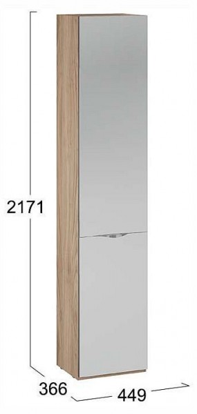 Шкаф для белья Глосс СМ-319.07.012 в Белоярском (ХМАО) - beloiarskii.ok-mebel.com | фото 4
