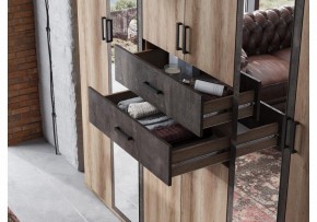 Шкаф для белья Паркинс в Белоярском (ХМАО) - beloiarskii.ok-mebel.com | фото 5