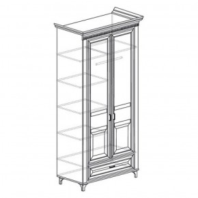 Шкаф для одежды 2-х дверный №471 Марлен Кремовый белый в Белоярском (ХМАО) - beloiarskii.ok-mebel.com | фото 2