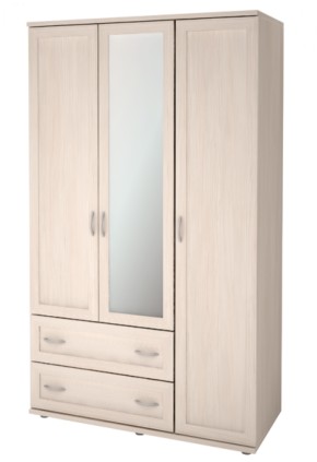 Шкаф для одежды 3-х дверный Ника-Люкс 18 в Белоярском (ХМАО) - beloiarskii.ok-mebel.com | фото