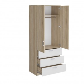 Шкаф гардеробный 900 с ящиками Салоу в Белоярском (ХМАО) - beloiarskii.ok-mebel.com | фото 2