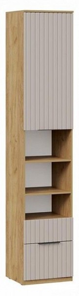Шкаф комбинированный Хилтон Исп. 2 в Белоярском (ХМАО) - beloiarskii.ok-mebel.com | фото 2