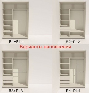 Шкаф-купе 1400 серии SOFT D6+D4+B2+PL2 (2 ящика+1штанга+1 полка) профиль «Капучино» в Белоярском (ХМАО) - beloiarskii.ok-mebel.com | фото 7