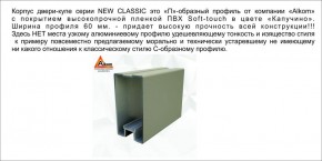 Шкаф-купе 1500 серии NEW CLASSIC K2+K2+B2+PL2(2 ящика+1 штанга+1 полка) профиль «Капучино» в Белоярском (ХМАО) - beloiarskii.ok-mebel.com | фото 17