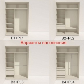 Шкаф-купе 1600 серии SOFT D1+D3+B2+PL1 (2 ящика+1штанга) профиль «Графит» в Белоярском (ХМАО) - beloiarskii.ok-mebel.com | фото 5