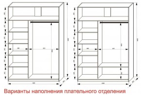 Шкаф-купе 1600 серии SOFT D6+D4+B2+PL2 (2 ящика+1штанга+1 полка) профиль «Капучино» в Белоярском (ХМАО) - beloiarskii.ok-mebel.com | фото 8