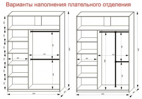 Шкаф-купе 1600 серии SOFT D6+D4+B2+PL2 (2 ящика+1штанга+1 полка) профиль «Капучино» в Белоярском (ХМАО) - beloiarskii.ok-mebel.com | фото 9