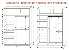 Шкаф-купе 1600 серии SOFT D8+D2+B2+PL4 (2 ящика+F обр.штанга) профиль «Капучино» в Белоярском (ХМАО) - beloiarskii.ok-mebel.com | фото 6