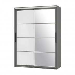 Шкаф-купе Крафт-6 1.6 м ШКК-06 (графит) в Белоярском (ХМАО) - beloiarskii.ok-mebel.com | фото 3