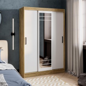 Шкаф-купе Тео ШКК-02 (крафт/белый) в Белоярском (ХМАО) - beloiarskii.ok-mebel.com | фото