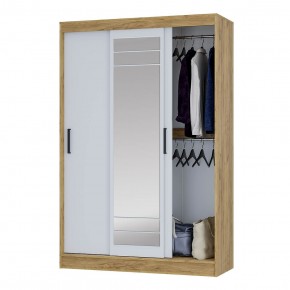 Шкаф-купе Тео ШКК-02 (крафт/белый) в Белоярском (ХМАО) - beloiarskii.ok-mebel.com | фото 3