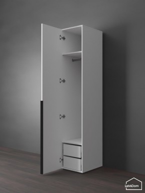 Шкаф Linnea MHR-1-3 2050х400х510 (Белый-М 11.1.2) в Белоярском (ХМАО) - beloiarskii.ok-mebel.com | фото 5