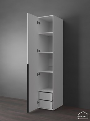 Шкаф Linnea MHR-1-3 2050х400х510 (Белый-М 11.1.2) в Белоярском (ХМАО) - beloiarskii.ok-mebel.com | фото 5