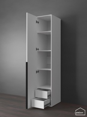 Шкаф Linnea MHR-1-4 2050х400х510 (Белый-М 11.1.1) в Белоярском (ХМАО) - beloiarskii.ok-mebel.com | фото 6