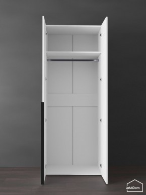 Шкаф Linnea MHR-2 2050х800х510 (Белый-М 11.1.1) в Белоярском (ХМАО) - beloiarskii.ok-mebel.com | фото 4