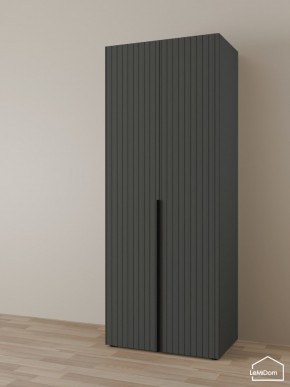 Шкаф Linnea MHR-2 2050х800х510 (Графит-М 11.1.25) в Белоярском (ХМАО) - beloiarskii.ok-mebel.com | фото