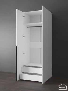 Шкаф Linnea MHR-2-3 2050х800х510 (Белый-М 11.1.2) в Белоярском (ХМАО) - beloiarskii.ok-mebel.com | фото 5
