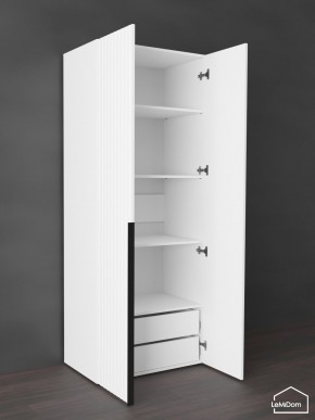 Шкаф Linnea MHR-2-4 2050х800х510 (Белый-М 11.1.1) в Белоярском (ХМАО) - beloiarskii.ok-mebel.com | фото 6