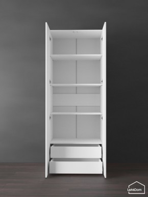 Шкаф Linnea MHR-2PO-4 2050х800х510 (Белый-М 11.1.2) в Белоярском (ХМАО) - beloiarskii.ok-mebel.com | фото 6