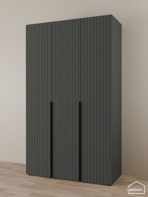 Шкаф Linnea MHR-3-2 2050х1200х510 (Графит-М 11.1.25) в Белоярском (ХМАО) - beloiarskii.ok-mebel.com | фото