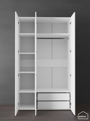 Шкаф Linnea MHR-3PO-2 2050х1200х510 (Белый-М 11.1.2) в Белоярском (ХМАО) - beloiarskii.ok-mebel.com | фото 6