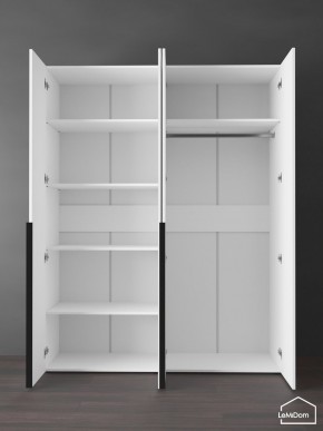Шкаф Linnea MHR-4-1 2050х1600х510 (Белый-М 11.1.1) в Белоярском (ХМАО) - beloiarskii.ok-mebel.com | фото 4
