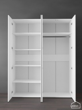 Шкаф Linnea MHR-4PO-1 2050х1600х510 (Белый-М 11.1.2) в Белоярском (ХМАО) - beloiarskii.ok-mebel.com | фото 4