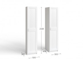 Шкаф МАКС однодверный узкий, цвет белый в Белоярском (ХМАО) - beloiarskii.ok-mebel.com | фото 3