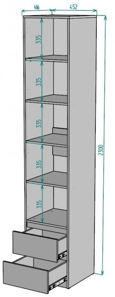 Шкаф Мальта H166 в Белоярском (ХМАО) - beloiarskii.ok-mebel.com | фото 2