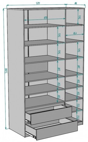 Шкаф Мальта H219 в Белоярском (ХМАО) - beloiarskii.ok-mebel.com | фото 2