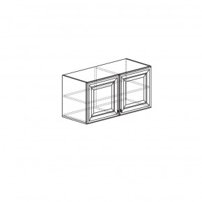 Шкаф навесной №481 Марлен Кремовый белый в Белоярском (ХМАО) - beloiarskii.ok-mebel.com | фото 2