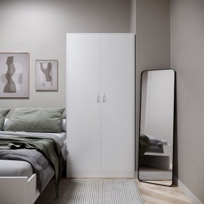 Шкаф ОРИОН двухдверный, цвет белый в Белоярском (ХМАО) - beloiarskii.ok-mebel.com | фото 4
