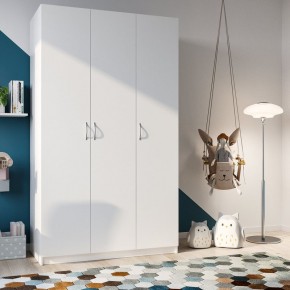 Шкаф ПЕГАС трехдверный, цвет белый в Белоярском (ХМАО) - beloiarskii.ok-mebel.com | фото 2