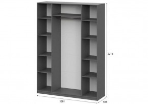 Шкаф платяной Даиго в Белоярском (ХМАО) - beloiarskii.ok-mebel.com | фото 3