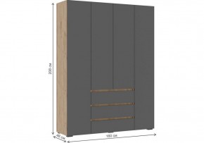 Шкаф платяной Элла в Белоярском (ХМАО) - beloiarskii.ok-mebel.com | фото 3