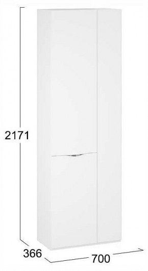 Шкаф платяной Глосс СМ-319.07.016 в Белоярском (ХМАО) - beloiarskii.ok-mebel.com | фото 4