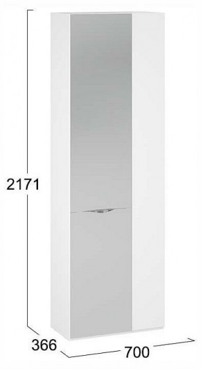 Шкаф платяной Глосс СМ-319.07.017 в Белоярском (ХМАО) - beloiarskii.ok-mebel.com | фото 4