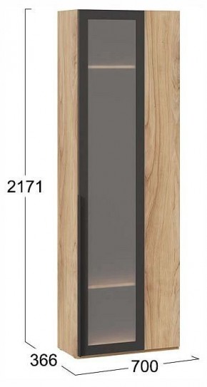 Шкаф платяной Порто СМ-393.07.233 в Белоярском (ХМАО) - beloiarskii.ok-mebel.com | фото 3