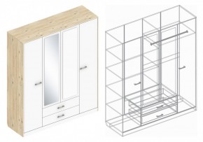 Шкаф "Милана" 4-х створчатый в Белоярском (ХМАО) - beloiarskii.ok-mebel.com | фото 3
