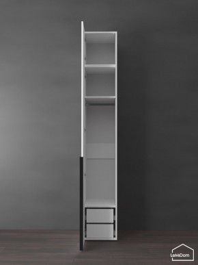 Шкаф с антресолью Linnea MHR-1A-3 2450х400х510 (Белый-М 11.1.2) в Белоярском (ХМАО) - beloiarskii.ok-mebel.com | фото 5