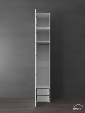 Шкаф с антресолью Linnea MHR-1POA-3 2450х400х510 (Белый-М 11.1.2) в Белоярском (ХМАО) - beloiarskii.ok-mebel.com | фото 5