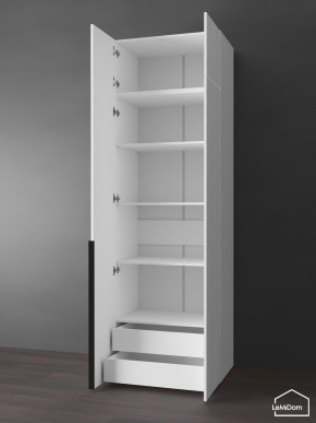 Шкаф с антресолью Linnea MHR-2A-4 2450х800х510 (Белый-М 11.1.1) в Белоярском (ХМАО) - beloiarskii.ok-mebel.com | фото 5